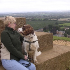 Max and Sue on Ham Hill 